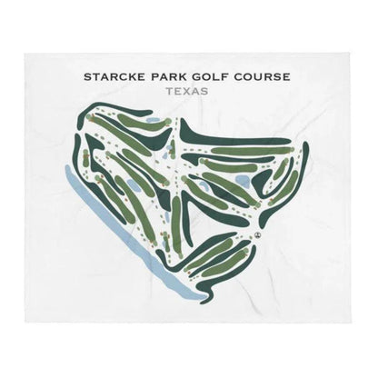 Starcke Park Golf Course, Texas - Printed Golf Courses