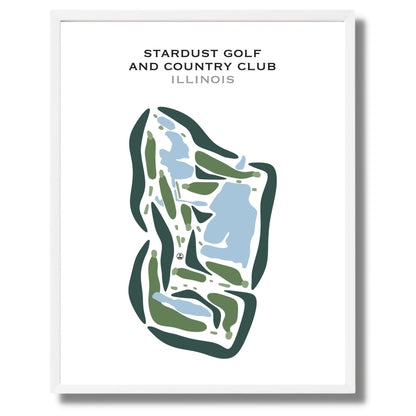 Stardust Golf & Country Club, Illinois - Printed Golf Courses