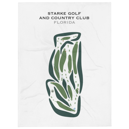 Starke Golf & Country Club, Florida - Printed Golf Courses