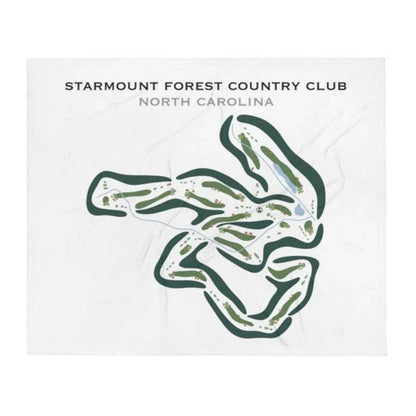 Starmount Forest Country Club, North Carolina - Printed Golf Courses