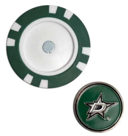 Officially Licensed Dallas Stars Poker Chip Ball Marker