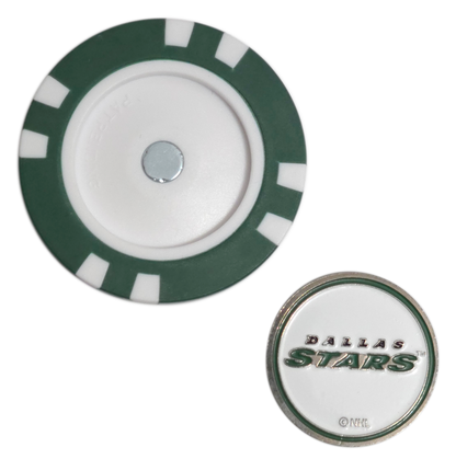 Officially Licensed Dallas Stars Poker Chip Ball Marker