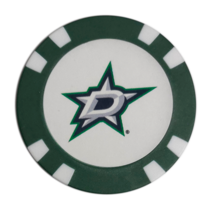 Officially Licensed Dallas Stars Poker Chip Ball Marker