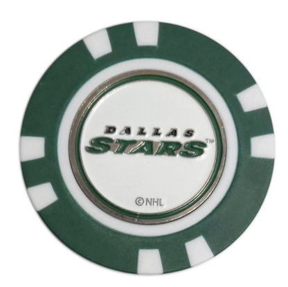 Officially Licensed Dallas Stars Poker Chip Ball Marker