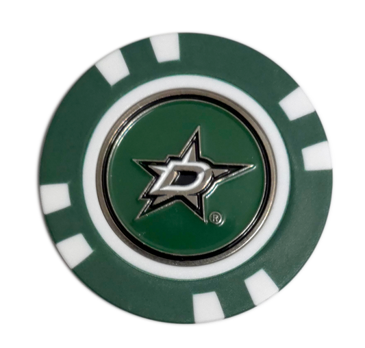 Officially Licensed Dallas Stars Poker Chip Ball Marker