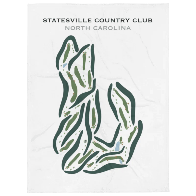 Statesville Country Club, North Carolina - Printed Golf Courses