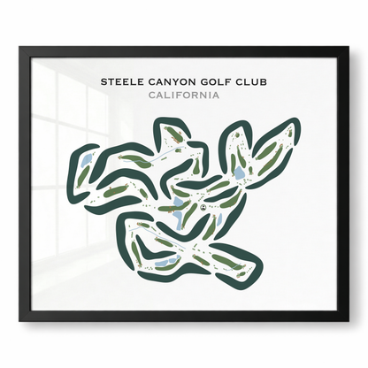 Steele Canyon Golf Club, California - Printed Golf Courses