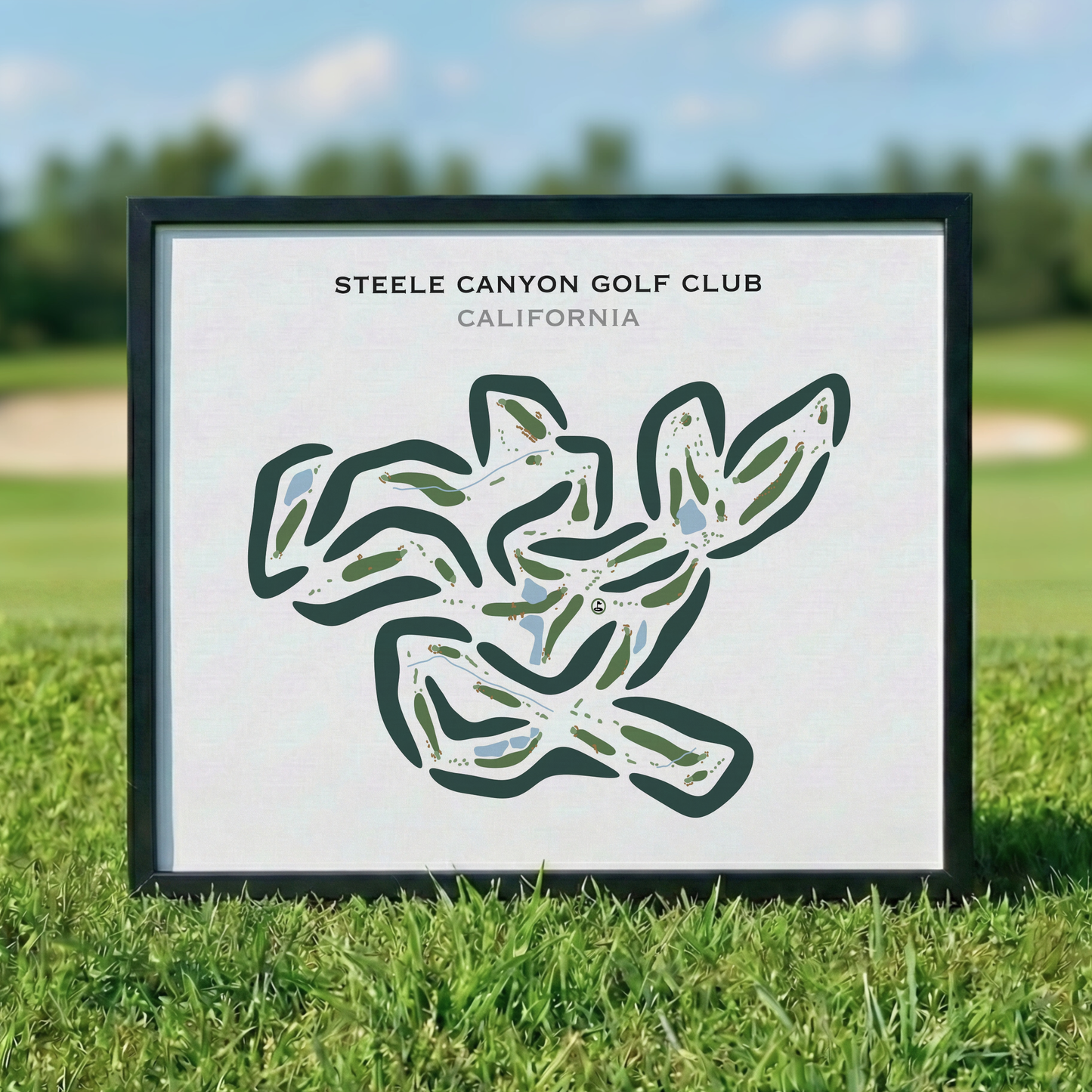 Steele Canyon Golf Club, California - Printed Golf Courses