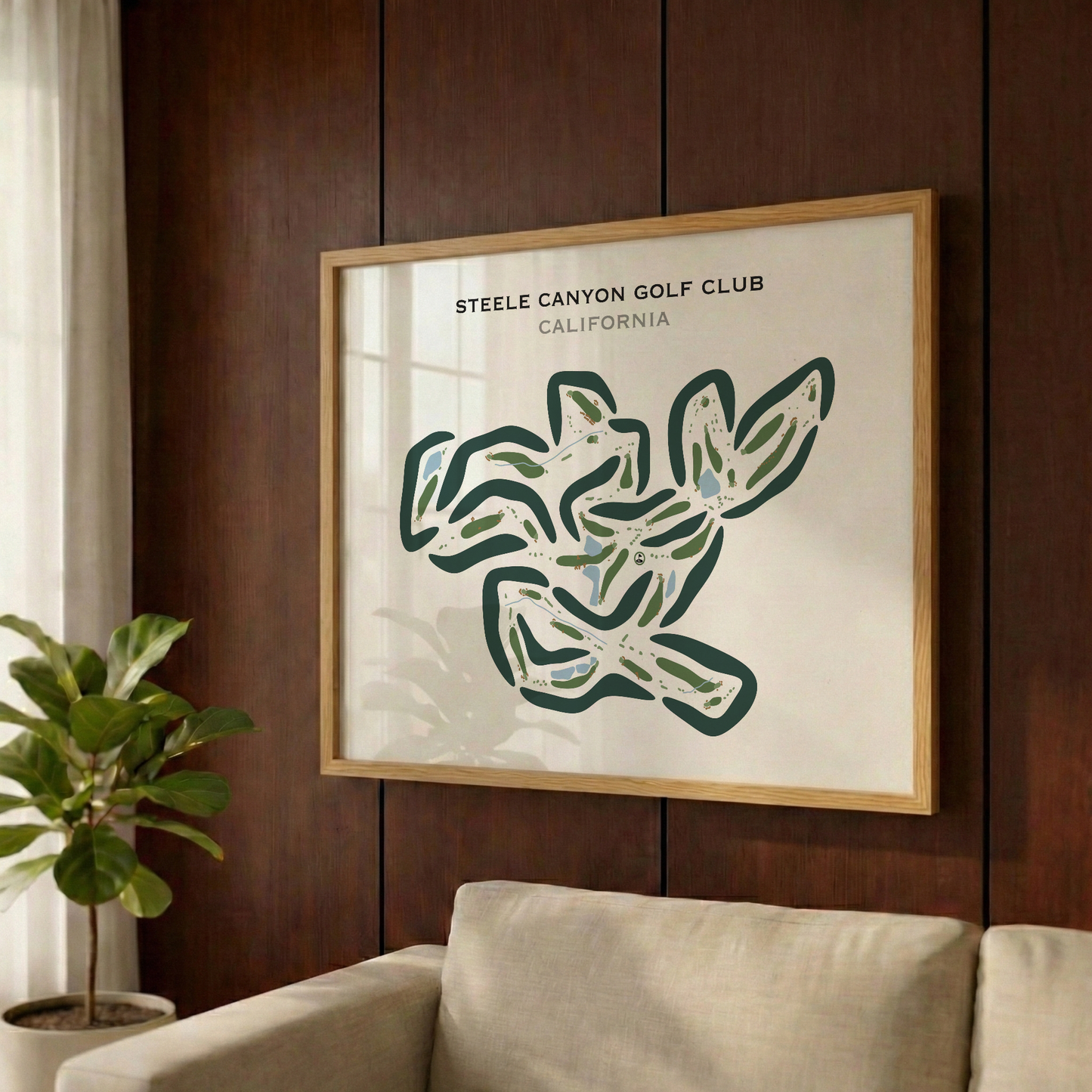 Steele Canyon Golf Club, California - Printed Golf Courses