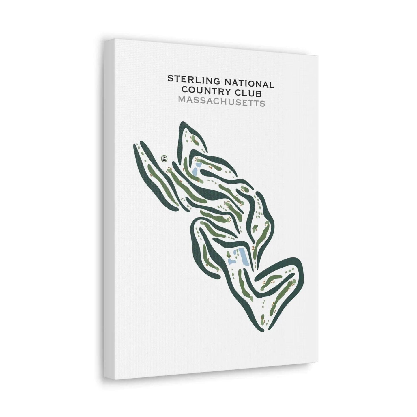 Sterling National Country Club, Massachusetts - Printed Golf Courses