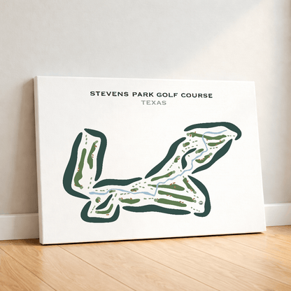 Stevens Park Golf Course, Texas - Printed Golf Courses