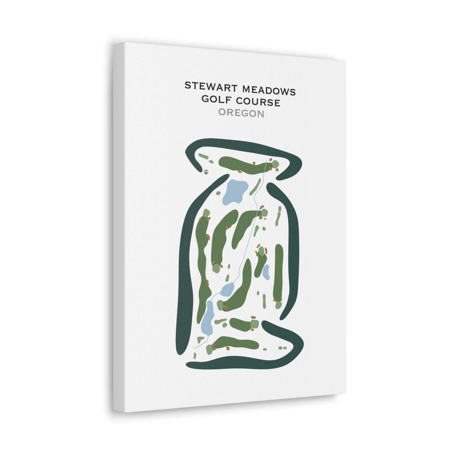 Stewart Meadows Golf Course, Oregon - Printed Golf Courses