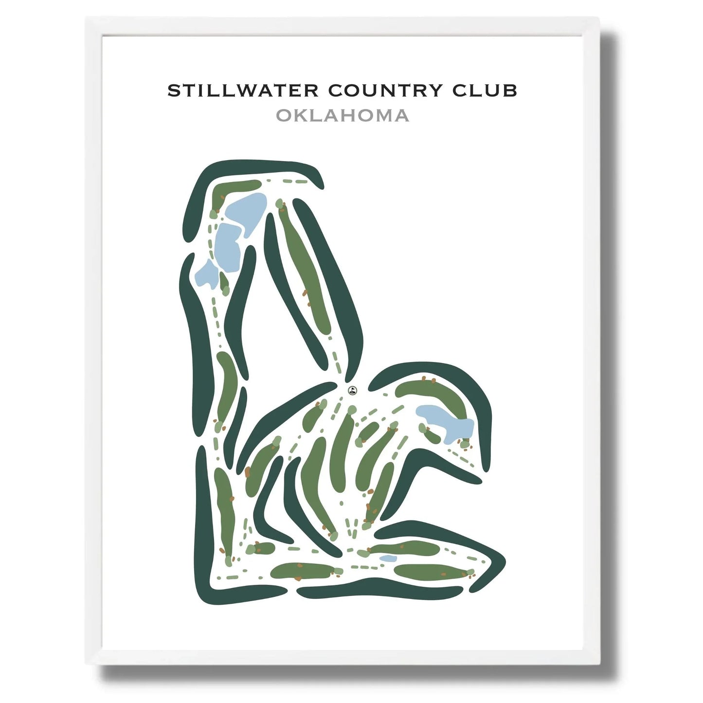 Stillwater Country Club, Oklahoma - Printed Golf Courses