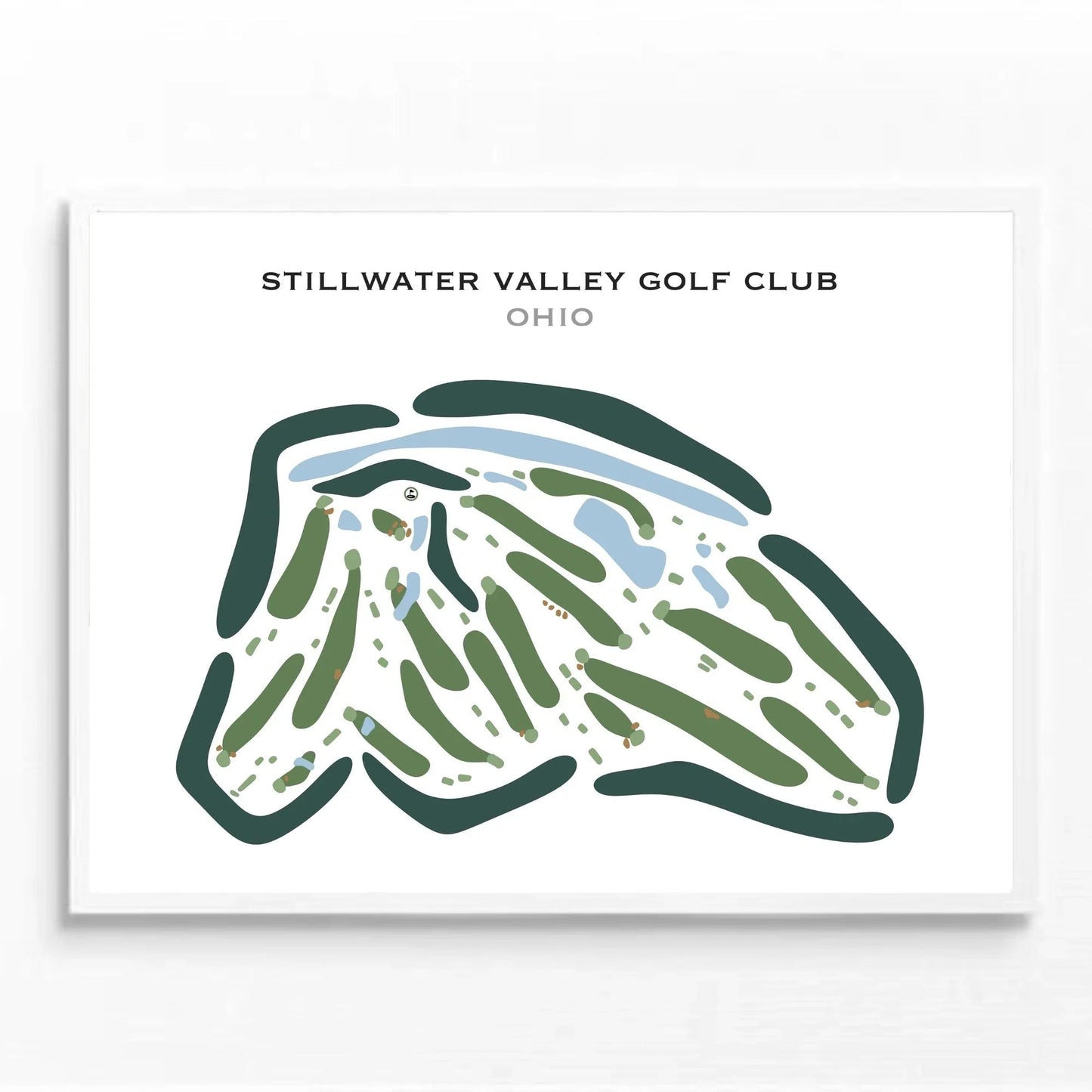 Stillwater Valley Golf Club, Ohio - Printed Golf Courses