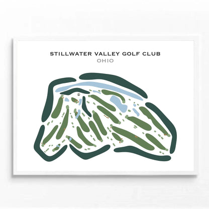 Stillwater Valley Golf Club, Ohio - Printed Golf Courses