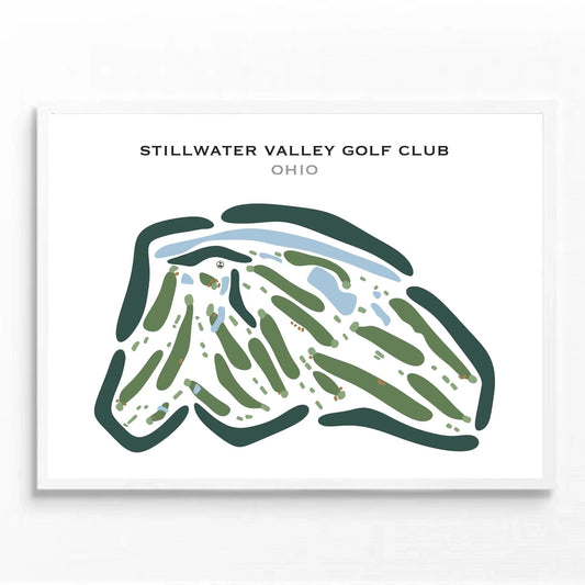 Stillwater Valley Golf Club, Ohio - Printed Golf Courses