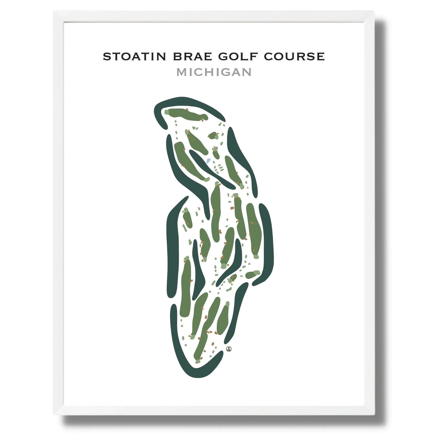 Stoatin Brae Golf Course, Michigan - Printed Golf Courses