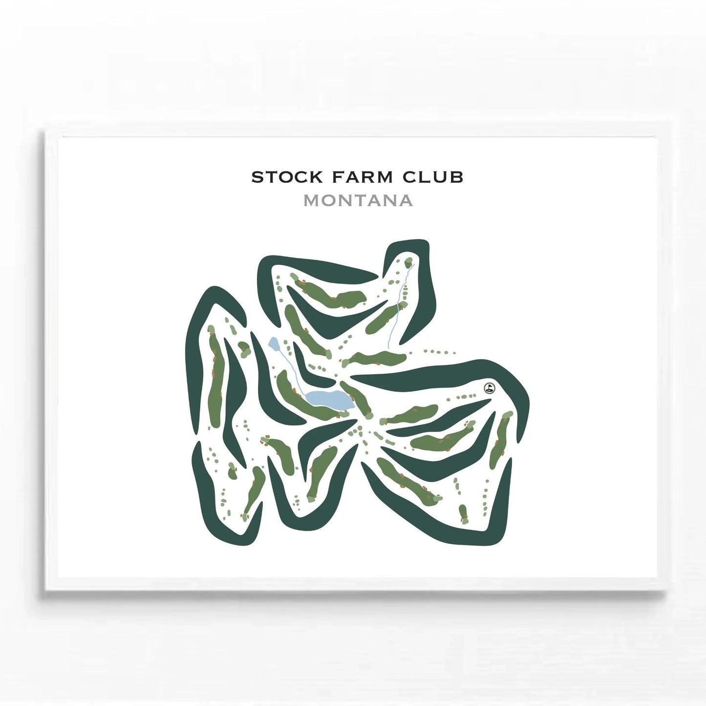 Stock Farm Club, Montana - Printed Golf Courses