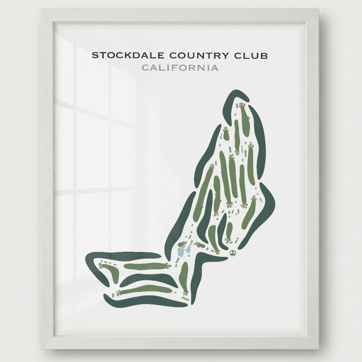 Stockdale Country Club, California - Printed Golf Courses