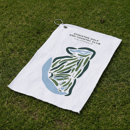 Stockton Golf & Country Club, California - Printed Golf Courses