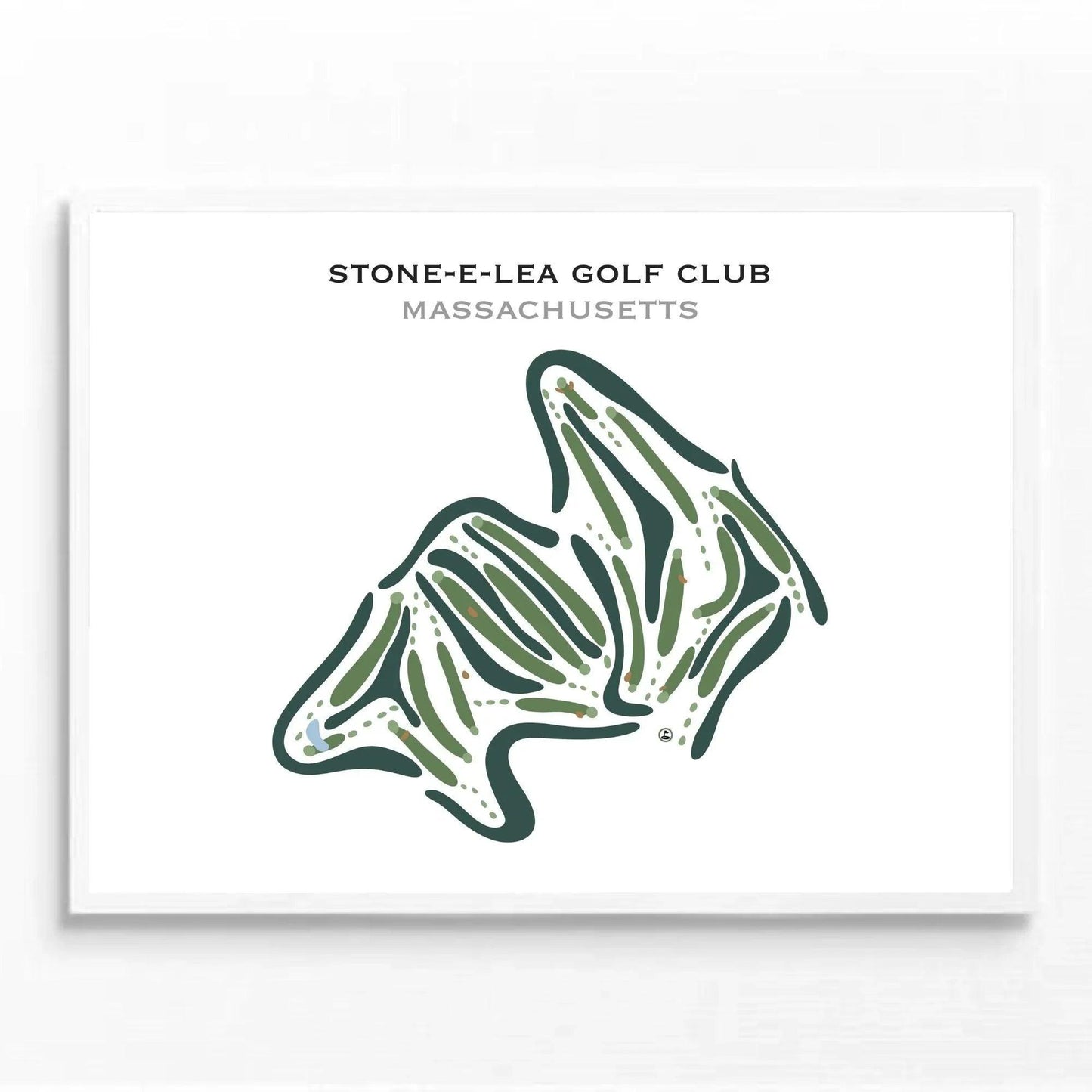 Stone-E-Lea Golf Club, Massachusetts - Printed Golf Courses