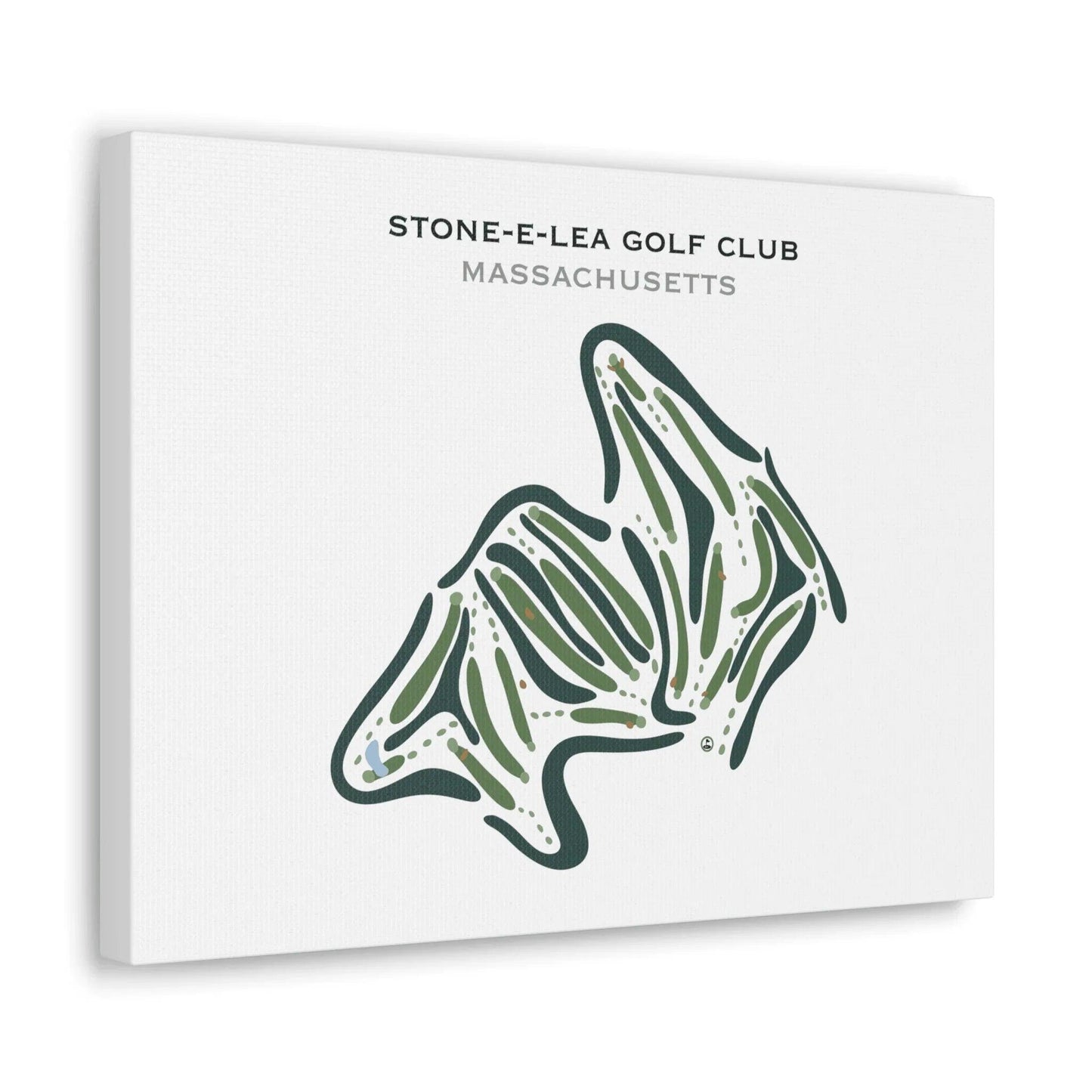 Stone-E-Lea Golf Club, Massachusetts - Printed Golf Courses