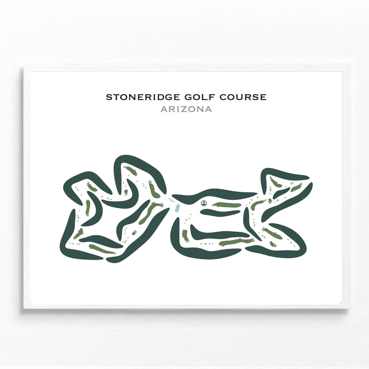 StoneRidge Golf Course, Arizona - Printed Golf Courses