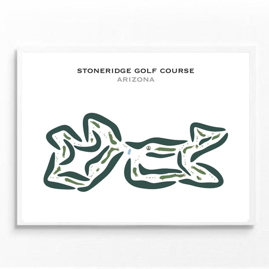StoneRidge Golf Course, Arizona - Printed Golf Courses