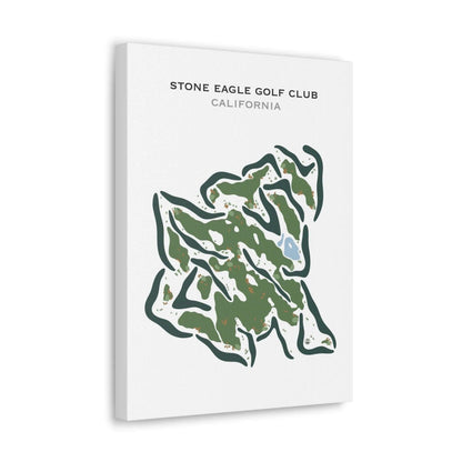 Stone Eagle Golf Club, Palm Desert, California - Printed Golf Courses