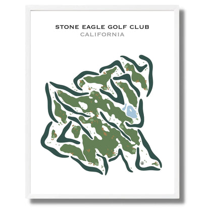 Stone Eagle Golf Club, Palm Desert, California - Printed Golf Courses