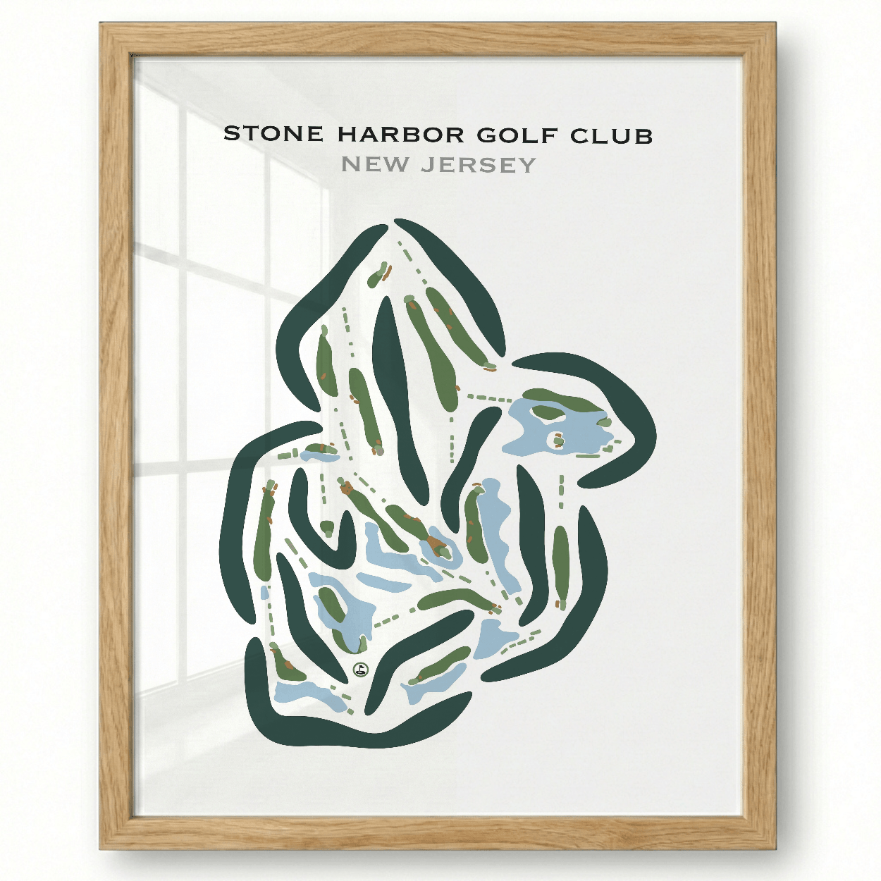 Stone Harbor Golf Club, New Jersey - Printed Golf Courses
