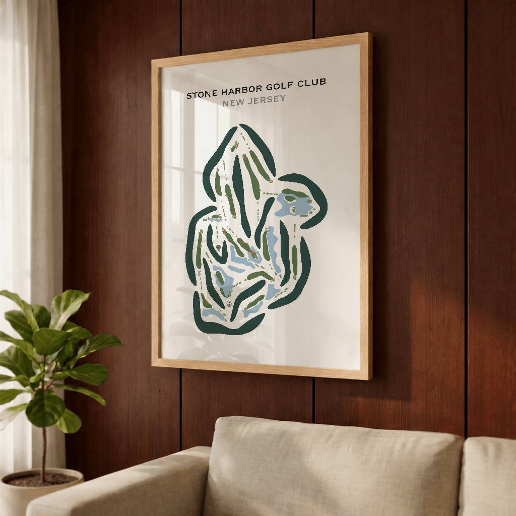 Stone Harbor Golf Club, New Jersey - Printed Golf Courses