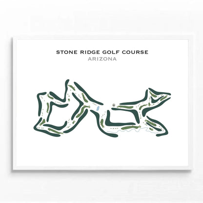 Stone Ridge Golf Course, Arizona - Printed Golf Course