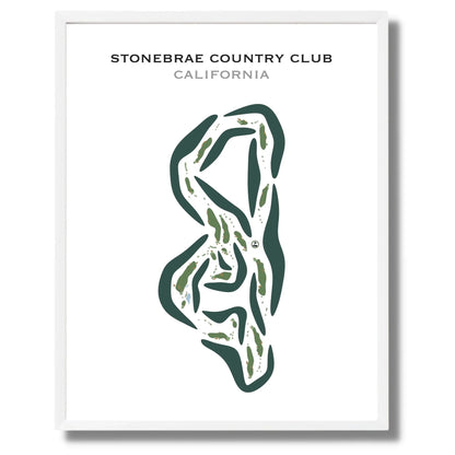 Stonebrae Country Club, California - Printed Golf Courses