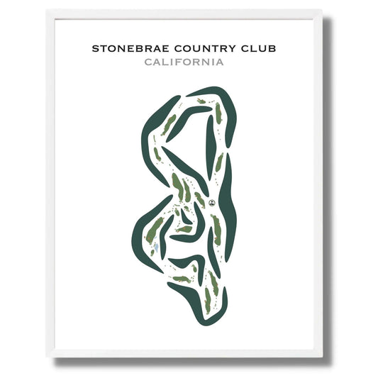 Stonebrae Country Club, California - Printed Golf Courses