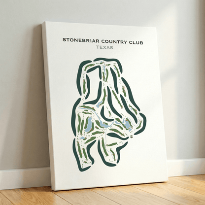 Stonebriar Country Club, Texas - Printed Golf Course