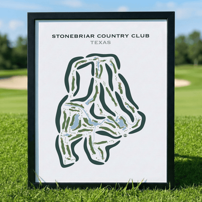 Stonebriar Country Club, Texas - Printed Golf Course