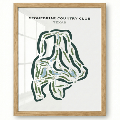 Stonebriar Country Club, Texas - Printed Golf Course
