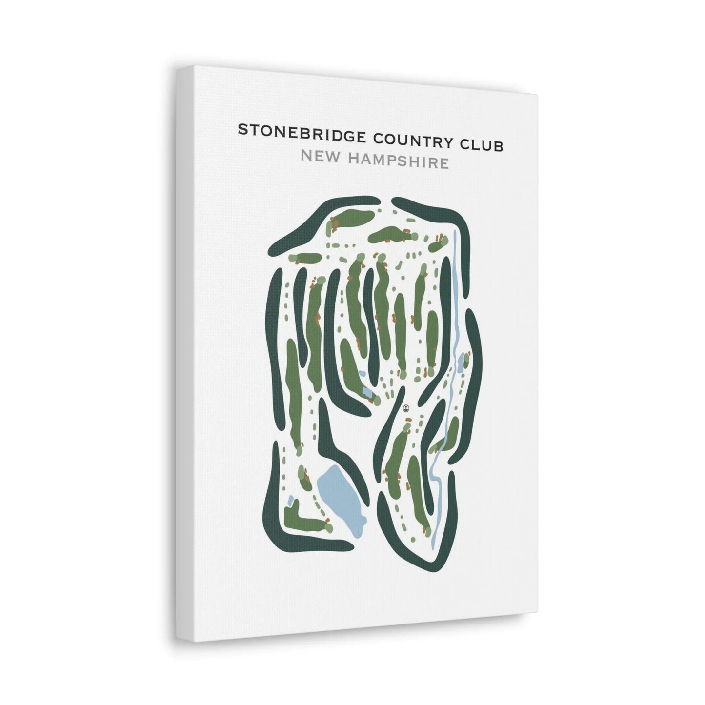 Stonebridge Country Club, New Hampshire - Printed Golf Courses