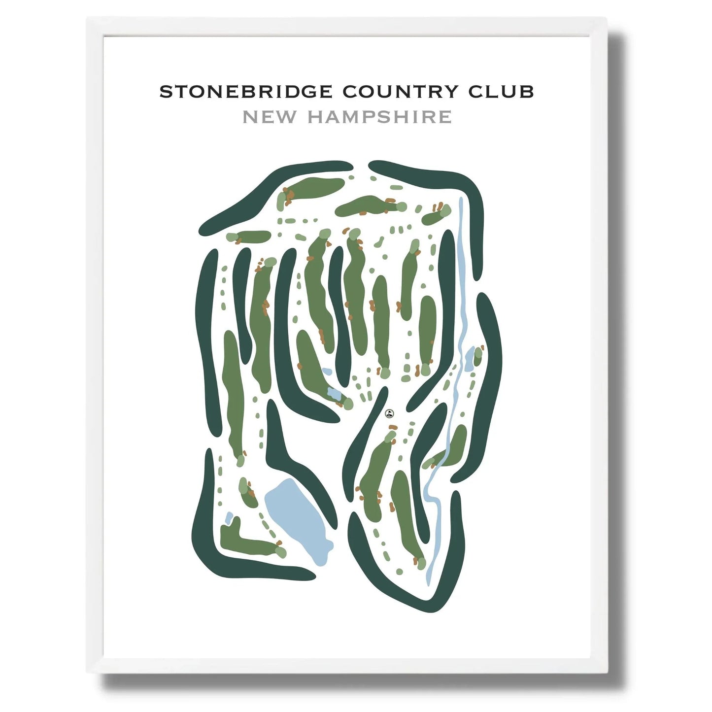 Stonebridge Country Club, New Hampshire - Printed Golf Courses