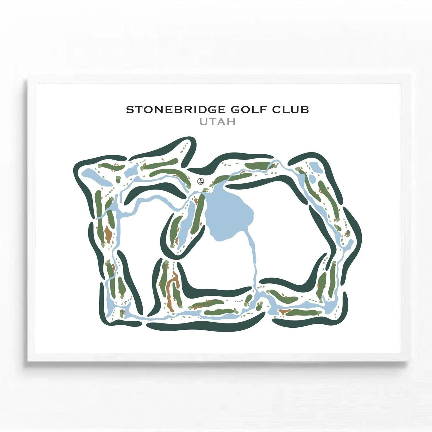 Stonebridge Golf Club, West Valley City Utah - Printed Golf Courses
