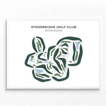 Stonebridge Golf Club, Michigan - Printed Golf Courses