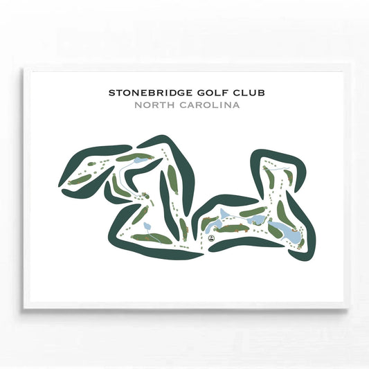 Stonebridge Golf Club, North Carolina - Printed Golf Courses