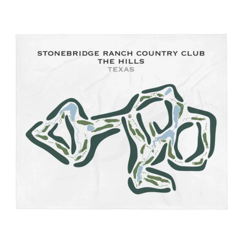 Stonebridge Ranch Country Club - The Hills, Texas - Printed Golf Courses