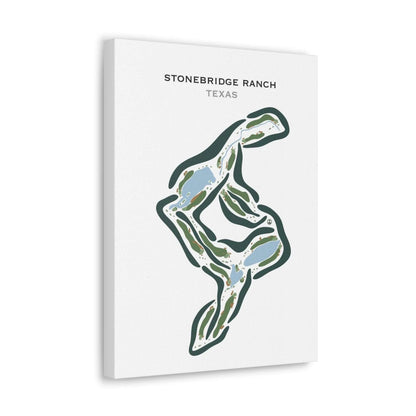 Stonebridge Ranch Dye, Texas - Printed Golf Courses