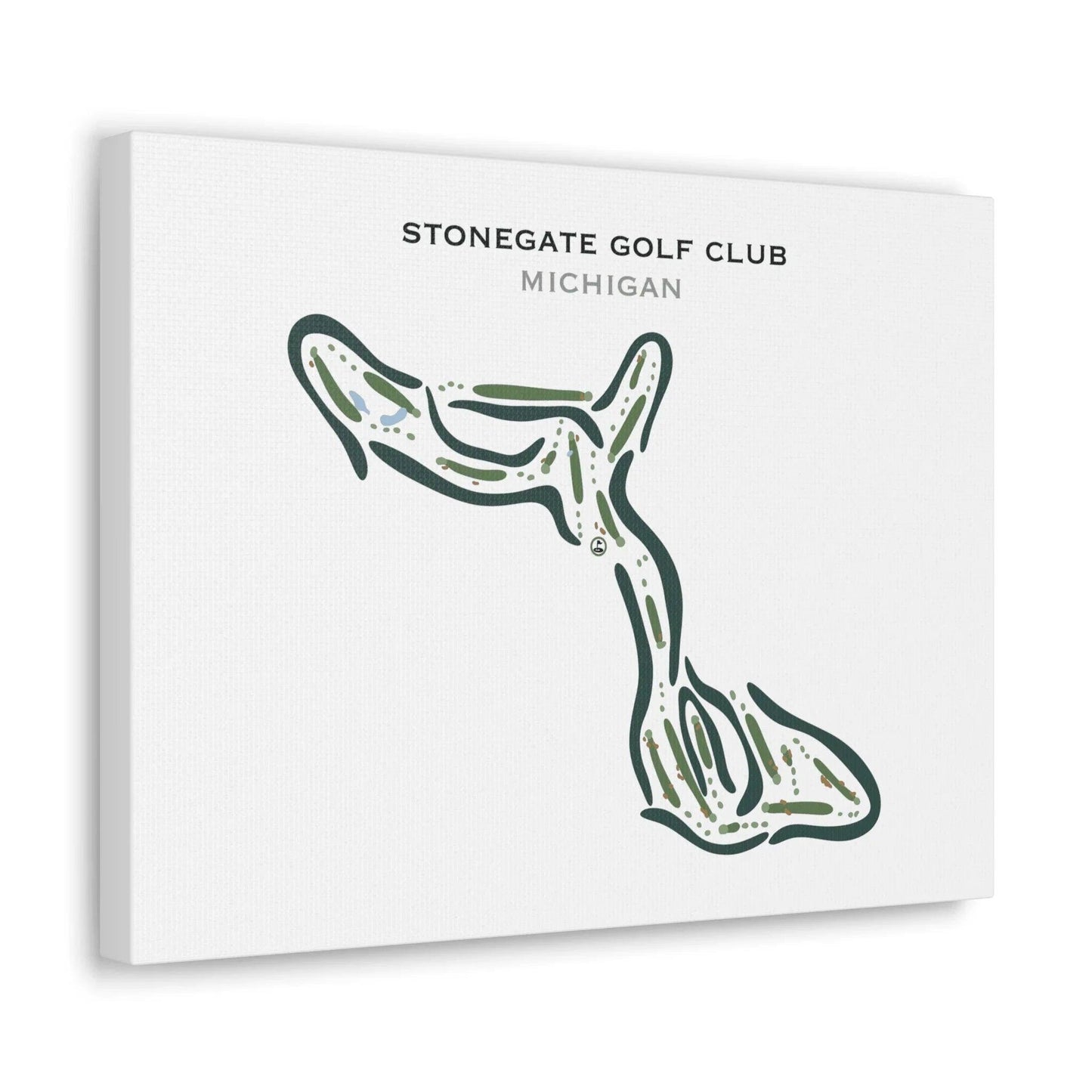 Stonegate Golf Club, Michigan - Printed Golf Courses