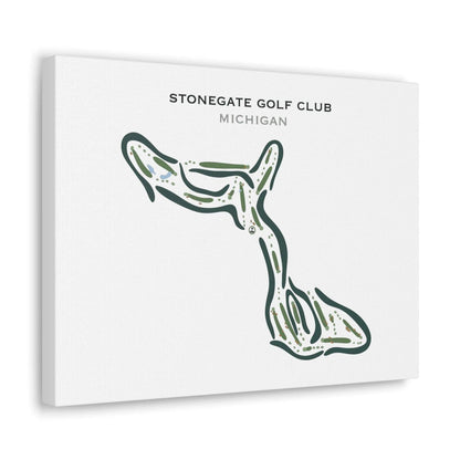 Stonegate Golf Club, Michigan - Printed Golf Courses