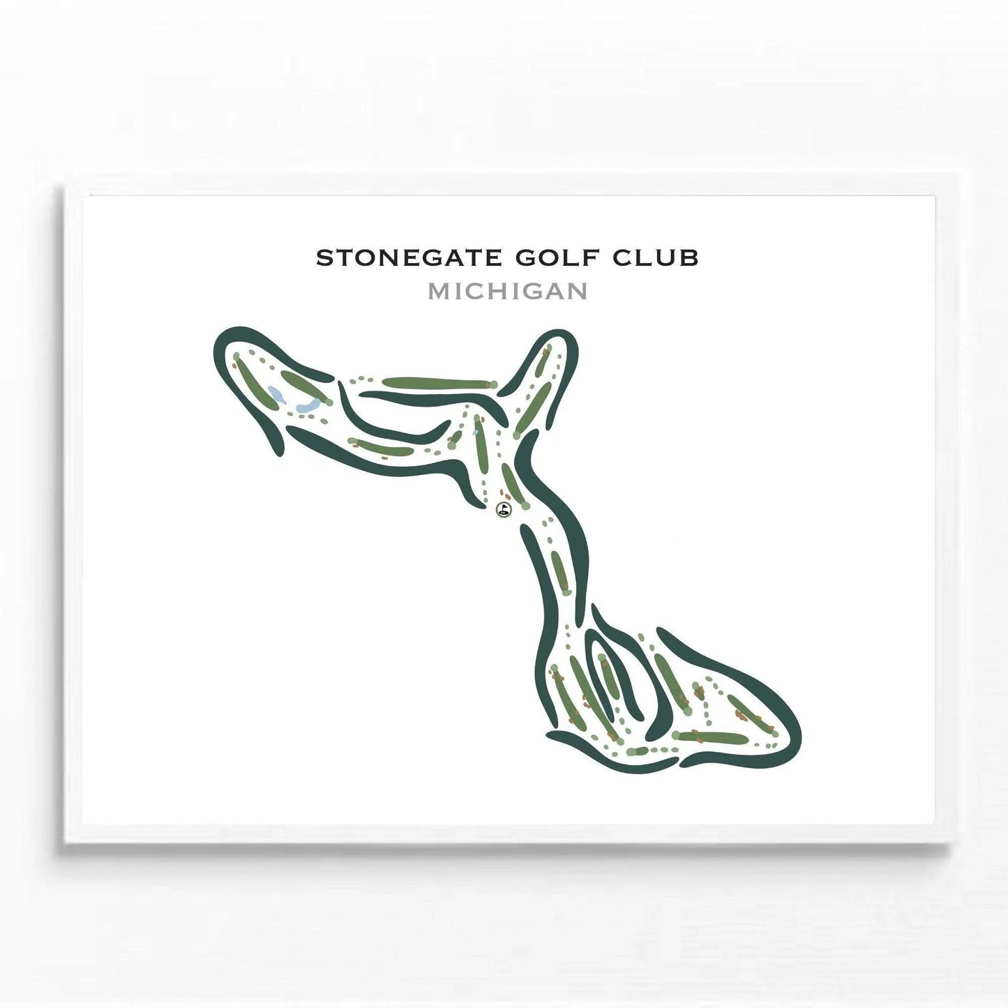 Stonegate Golf Club, Michigan - Printed Golf Courses