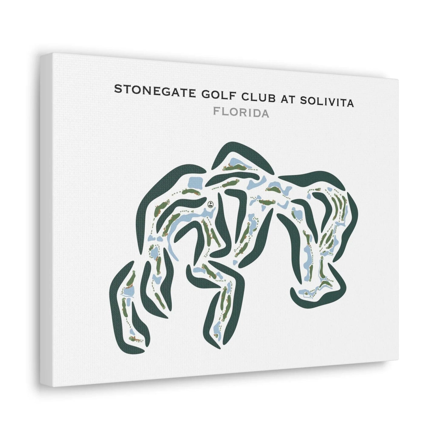 Stonegate Golf Club at Solivita, Florida - Printed Golf Courses