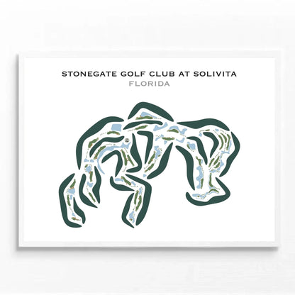 Stonegate Golf Club at Solivita, Florida - Printed Golf Courses